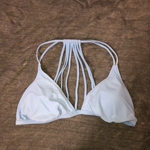 Baby blue bikini top